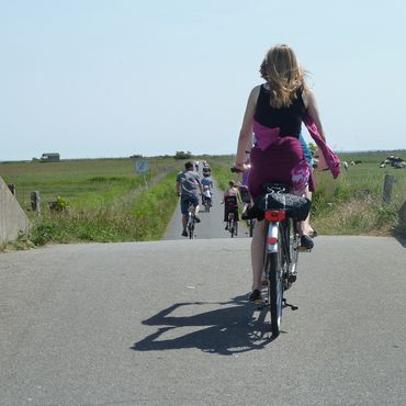 Rad fahren auf Föhr