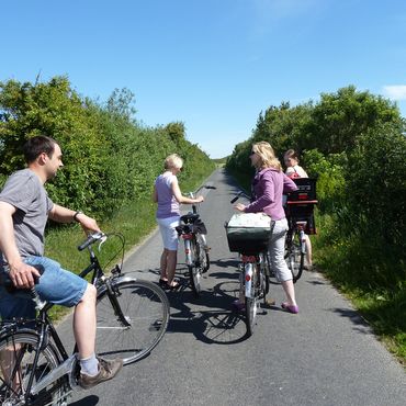 Rad fahren auf Föhr