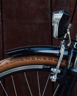 Detailansicht eines Fahrrads