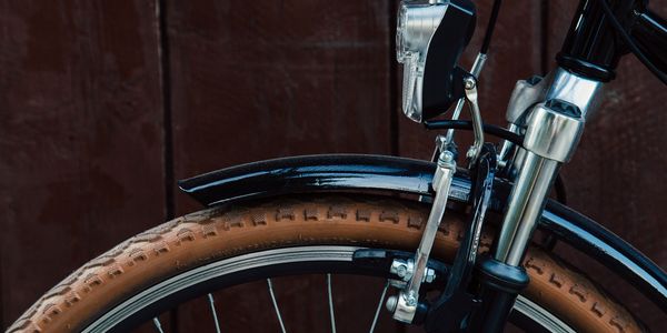 Detailansicht eines Fahrrads