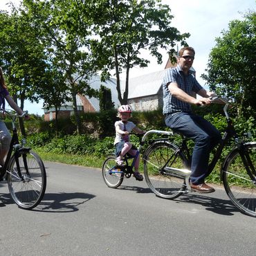 Impressionen vom Fahrradfahren auf Föhr